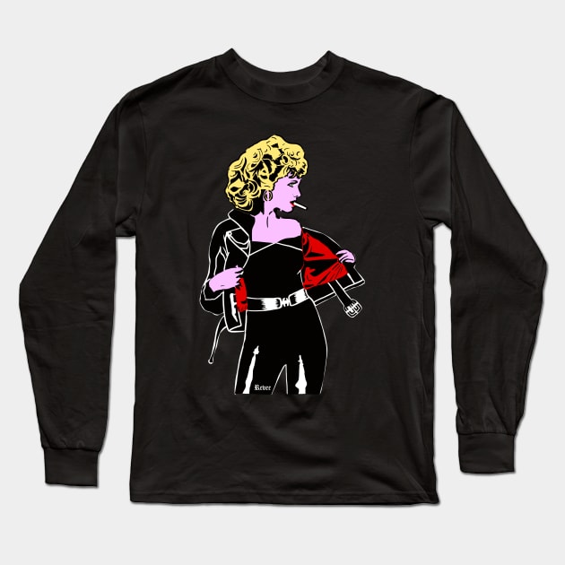 Sandy Long Sleeve T-Shirt by RevArt